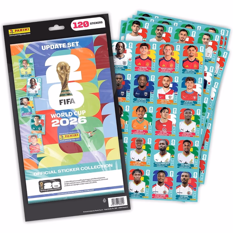2026 set 120 stickers