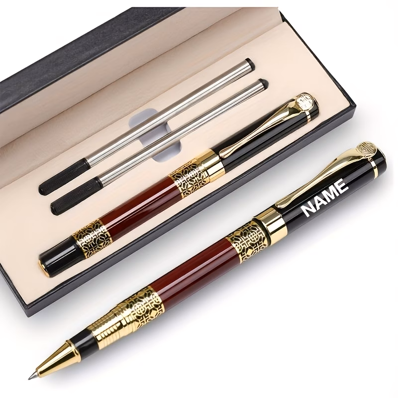 personalized retro pen set classy gift box great for men for weddings parties graduation thanksgiving back to school christmas gift
