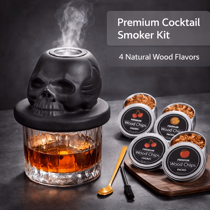 this multi functional set is perfect for cocktail lovers bar tools kitchen gadgets and use as well as restaurants and parties its elegant design and durable construction a practical and gift
