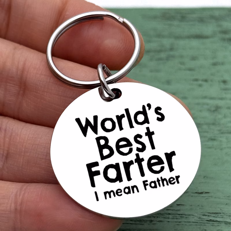 funny birthday christmas fathers day gift for men husband gifts design humorous message keychain