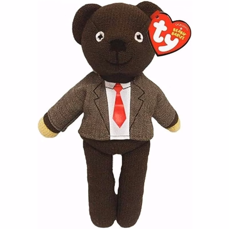 ty teddy jacket and tie 18cm soft plush toy