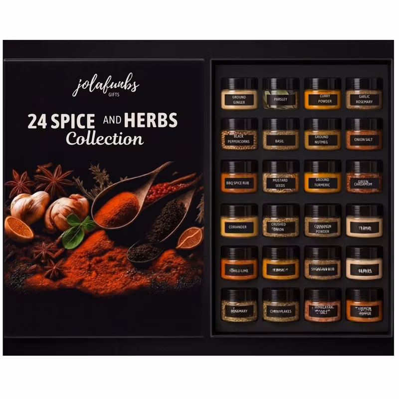 spice herb collection 24 pack gourmet seasoning gift set bbq rubs cooking spices for grilling kitchen housewarming gifts