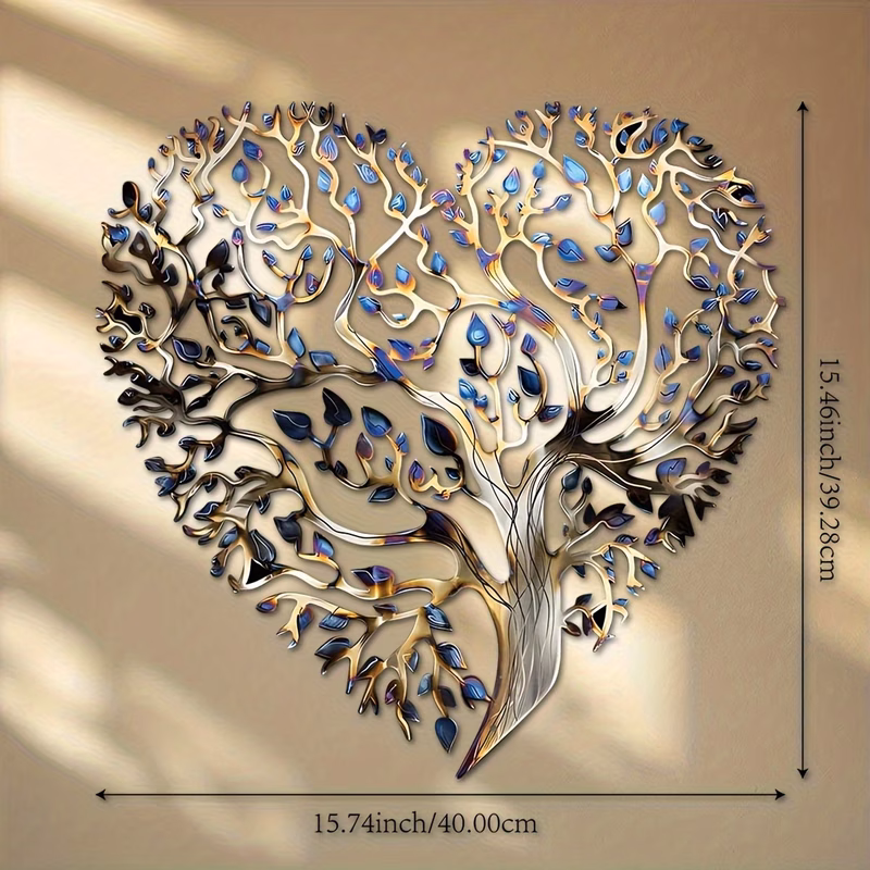 1pc detailed leaf metal wall sculpture silhouette art for patio christmas perfect housewarming fathers day gift