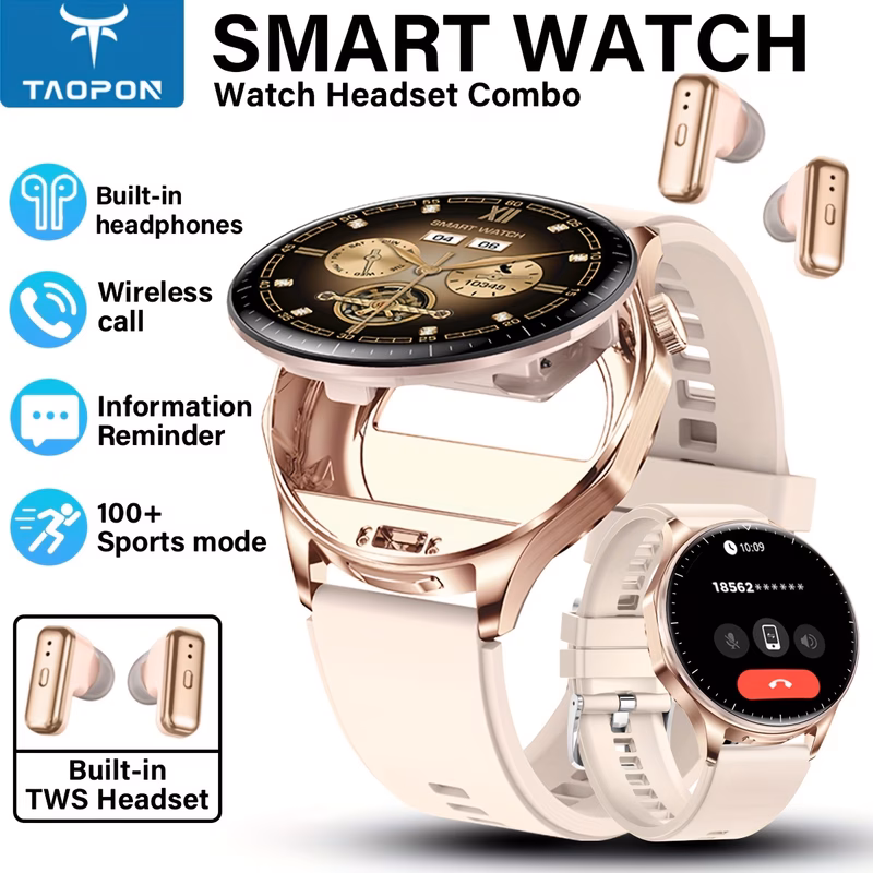 new tws mens womens smart watch 1 43 amoled in 1 smart watch supports wireless calls supports multiple sports message reminders music weather check fitness data view perfect gift for