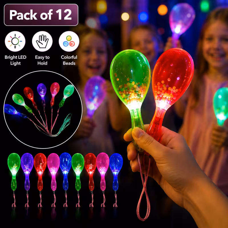 light up shaker with of 12