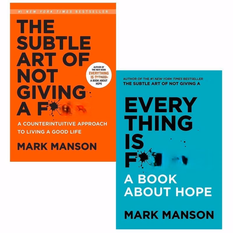 2 books collection set the art of not a f everything is fed