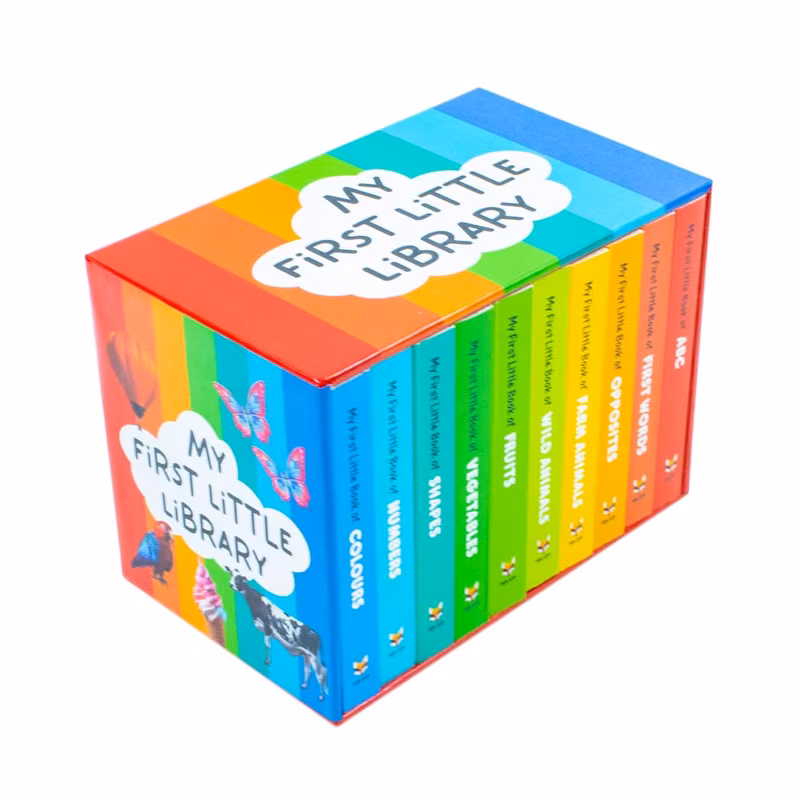 10 books set collection of abc shapes numbers and more