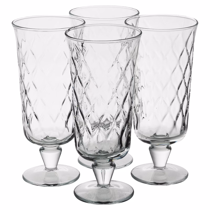 cocktail iced tea water drinking highball tumbler glasses set 445ml