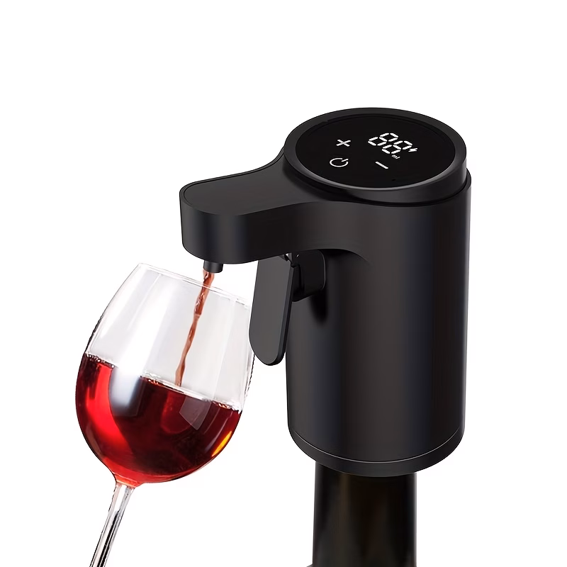 automatic wine dispenser smart aerator with operation led indicator portable design high end gift for home party