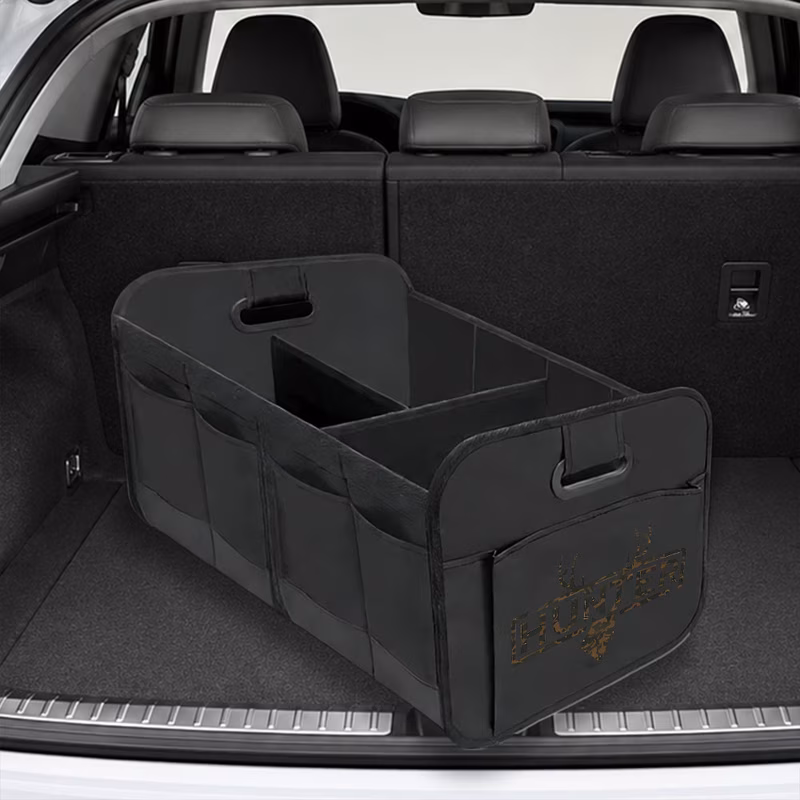 1pc new camouflage trunk organizer multi functional foldable storage box with compartment saving essential for travel car clutter a must have for car enthusiasts
