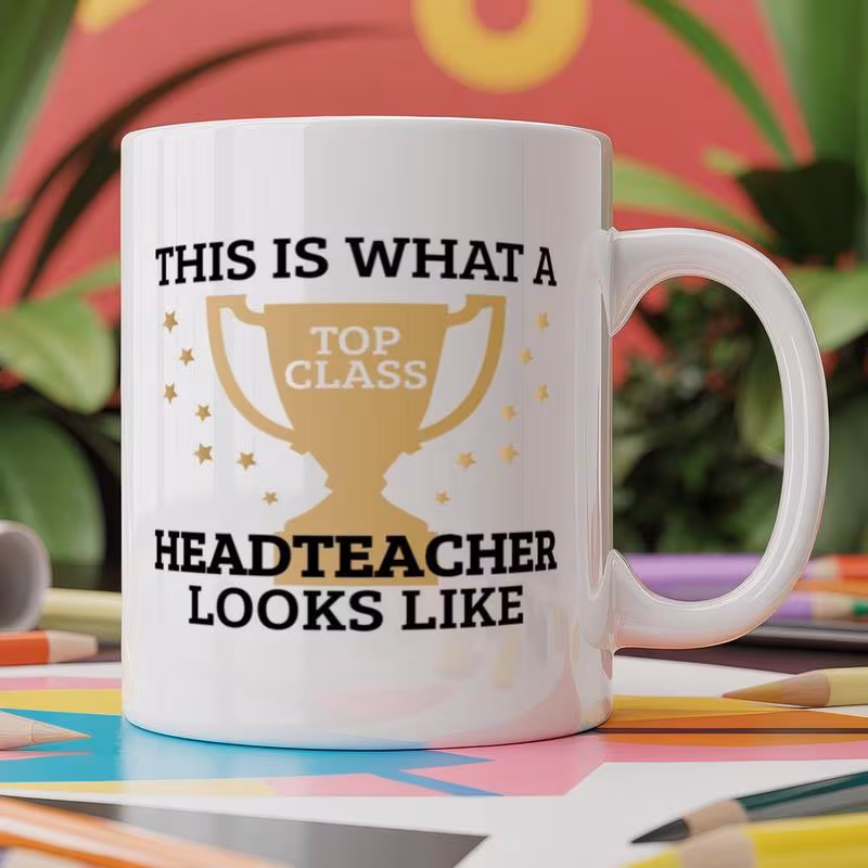 hippowarehouse what a top class headteacher looks like mug 11oz white ceramic coffee mug novelty print tea cup funny unique gift for men women birthday present office decor