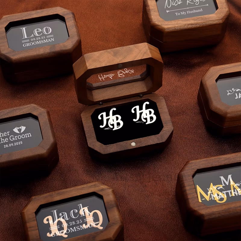 custom initials gentleman cufflinks personalized couple letter cufflinks stainless steel minimalist two letter cufflinks groom wedding cufflinks groomsman cufflinks gift for him boyfriend gift husband