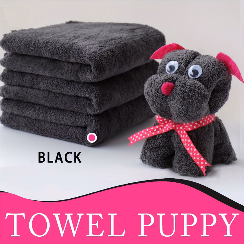 gift for her him a cute dog shaped towel measuring 60 30cm 23 62 11 81 inches valentines day gifts party favors new year presents wedding gifts for brides birthday party gifts mothers day gifts