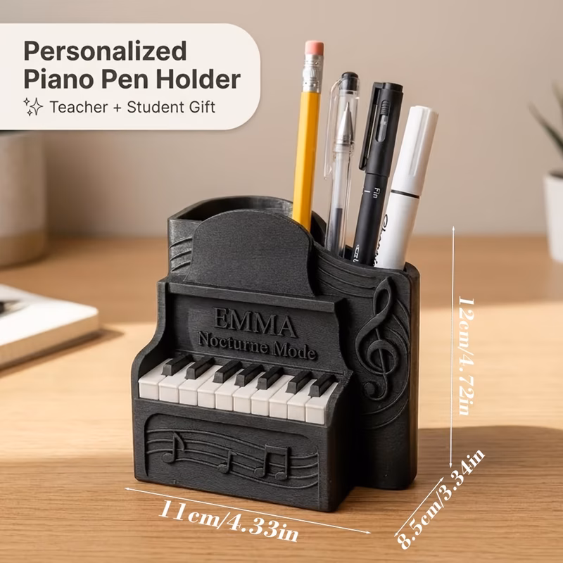 personalized piano pen holder piano gift gift music teacher desk decoration piano desk pen stand graduation season teacher appreciation gift