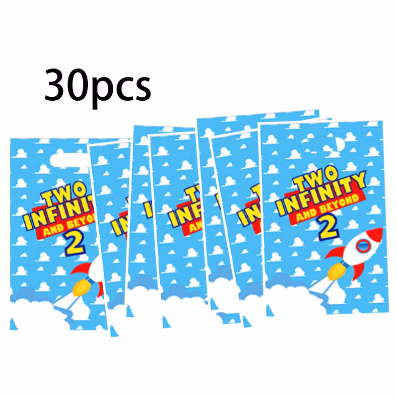 10 30pcs rocket and party favor bags durable with handles themed parties and used to hold small gifts and other surprise items supplies