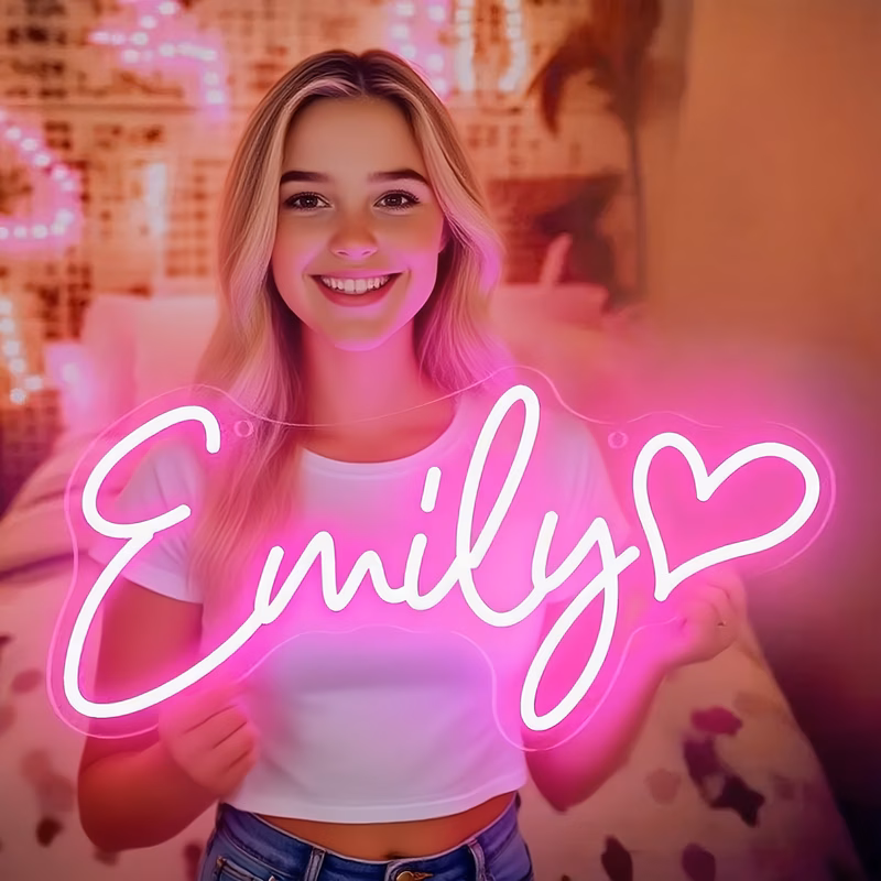 personalized led neon signs for wall decor usb adjustable brightness custom lettering for wall setup ideal for decorating bedrooms weddings birthdays parties and perfect as gifts for christmas and val