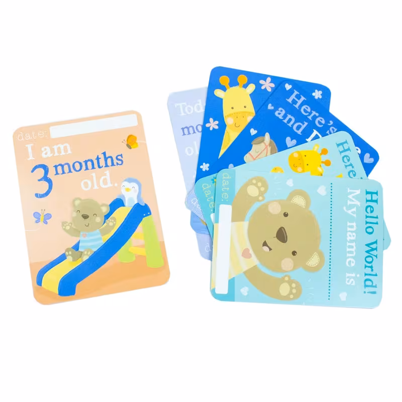 to baby 16 baby milestone cards