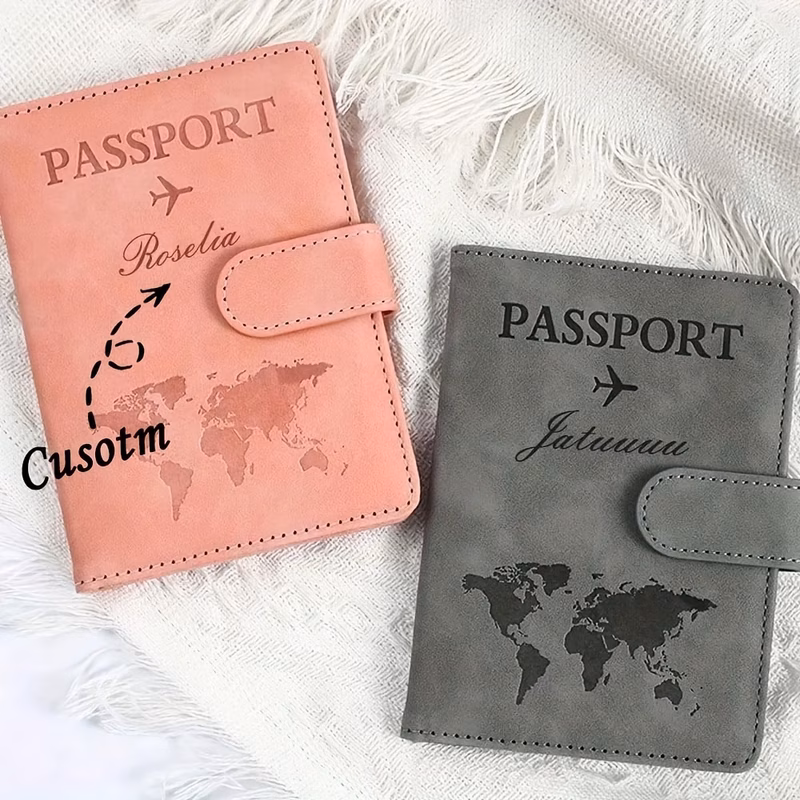 custom products custom passport cover passport cover with letter engraving passport holder wedding bridesmaid best for man gift passport wallet