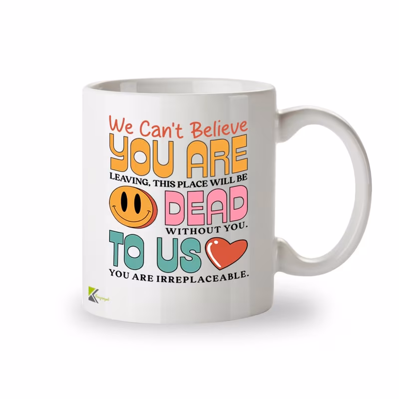you are dead to us sarcastic coworker leaving ceramic coffee mug 11oz white ceramic tea cup microwave dishwasher safe sarcastic office farewell cup gift for colleagues 1pc
