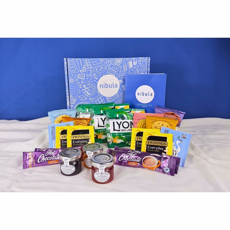 luxury afternoon tea hamper food hamper gift gift hampers afternoon tea set gift set gift hamper for thank you birthday congratulations and other occasions nibula