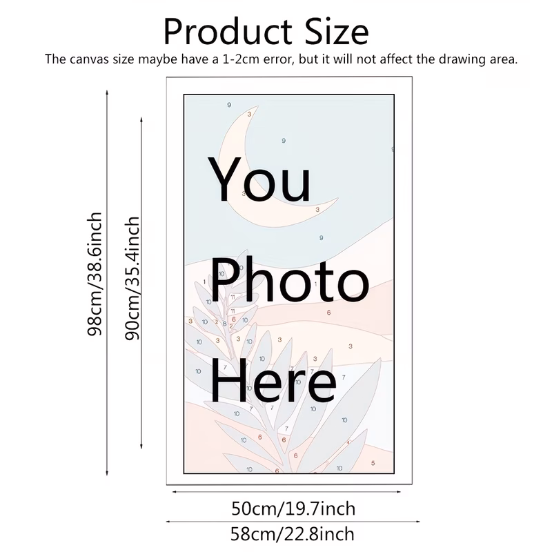 professional art use photo custom photo custom diy painting by numbers personality picture customized paint by numbers gift acrylic coloring by number photo custom painting by numbers acrylic paint ha