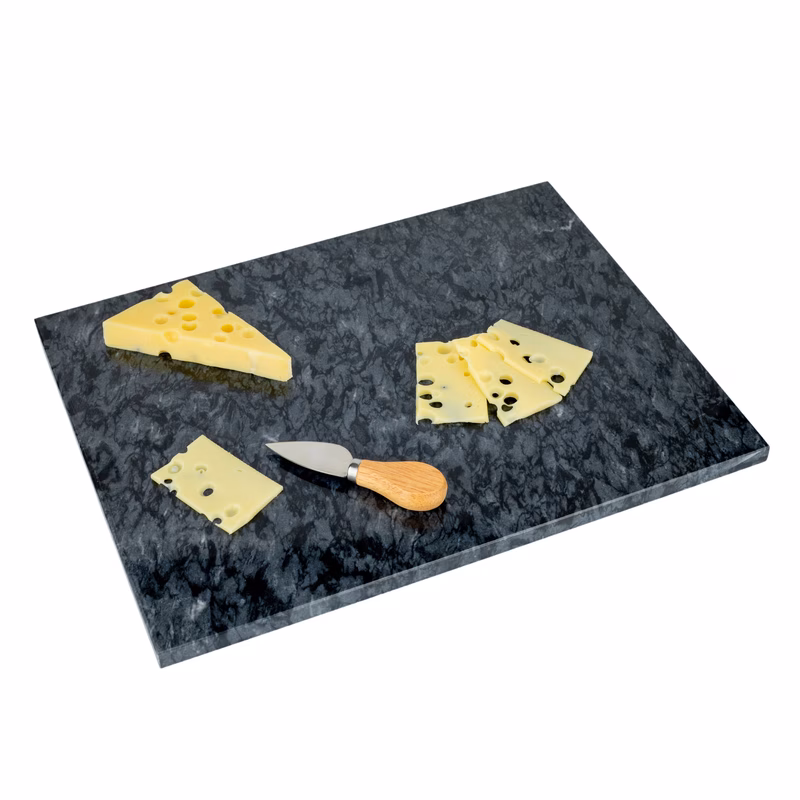homiu marble chopping board black white 40x30x1 5cm heat resistant worktop protector cutting board for kitchen non slip easy to clean board hard wearing marble classic elegant design ideal for gifts m