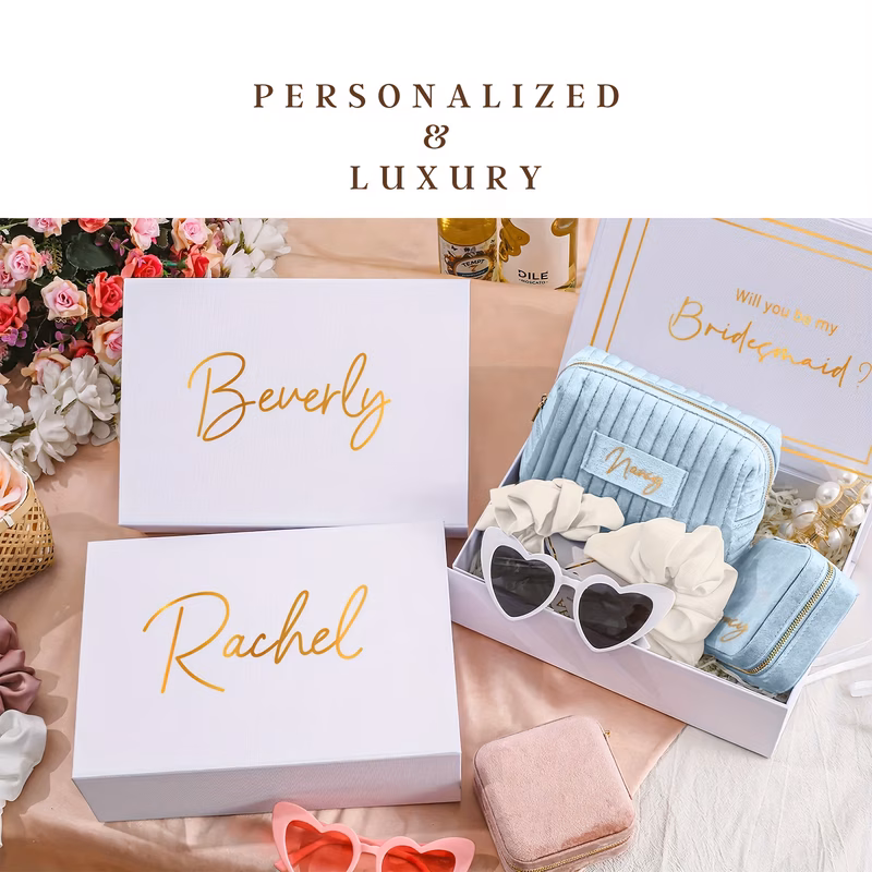 1pc personalized custom proposal gift box bride gift box bridesmaid gifts exquisite gift set for birthdays weddings anniversaries graduations celebrations mothers day unique thank you gift ideas bache