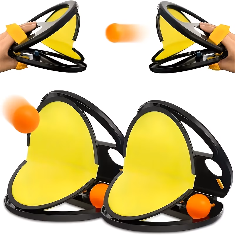 fun catch outdoor and indoor hand eye coordination toys parent child interaction improve hand eye coordination 1 racket and 2 balls