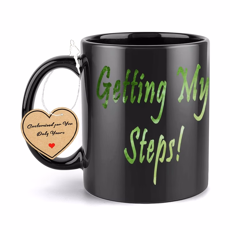 1pc steps fitness mug with step counter themed hydration for gym office use suitable for restaurants businesses holiday gifts for men women christmas birthday presents for individuals