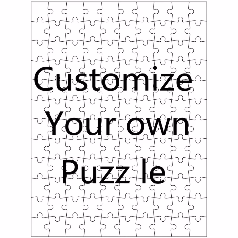 1pc diy custom photo puzzle designed for a creative birthday gift for couples families weddings and pet portraits a challenging brain with vibrant scenes and fine