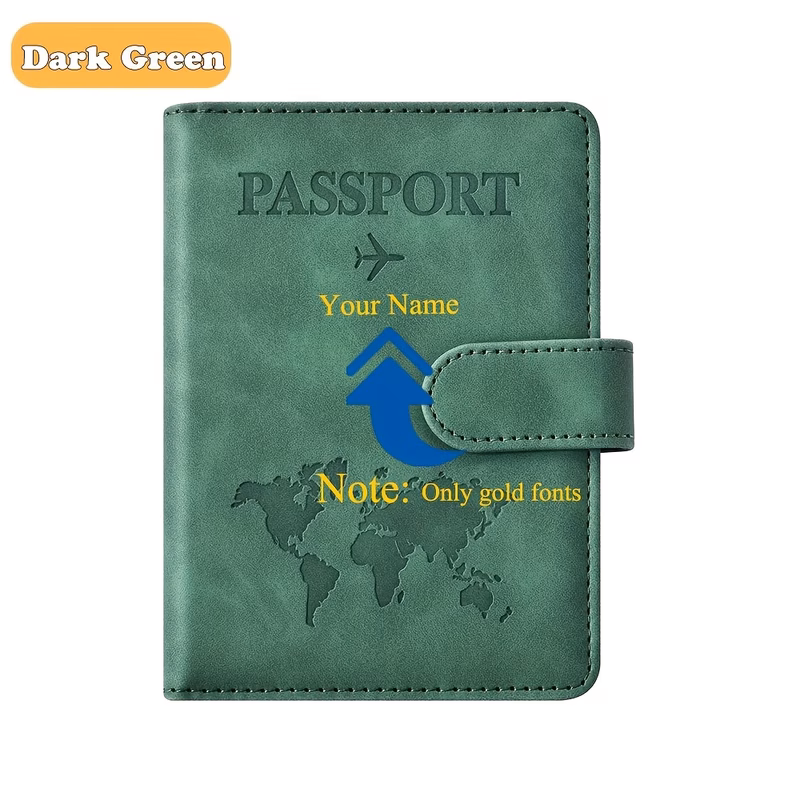 1 letter passport cover personalized name passport holder case boarding pass cover passport case demagnetizing multifunctional travel passport essential for travel valentines day gift fathers day gift