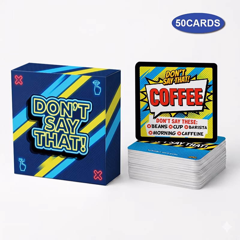 taboo word suitable for family parties dont say that word with hard box packaging english taboo party board for social camping nights cross border