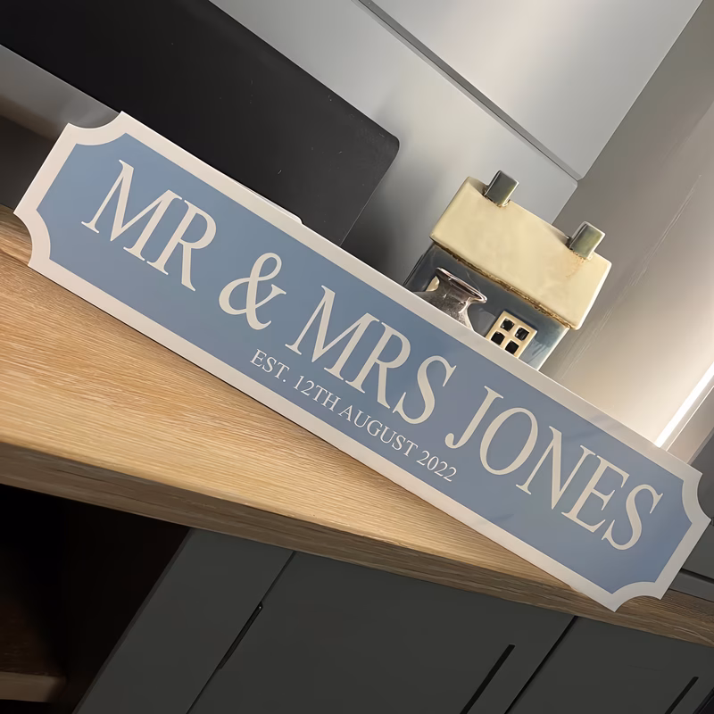 1pc personalized street number sign family name mr mrs vintage garden sign sign wedding sign plaque multipurpose suitable for and courtyard home wall decoration plaque