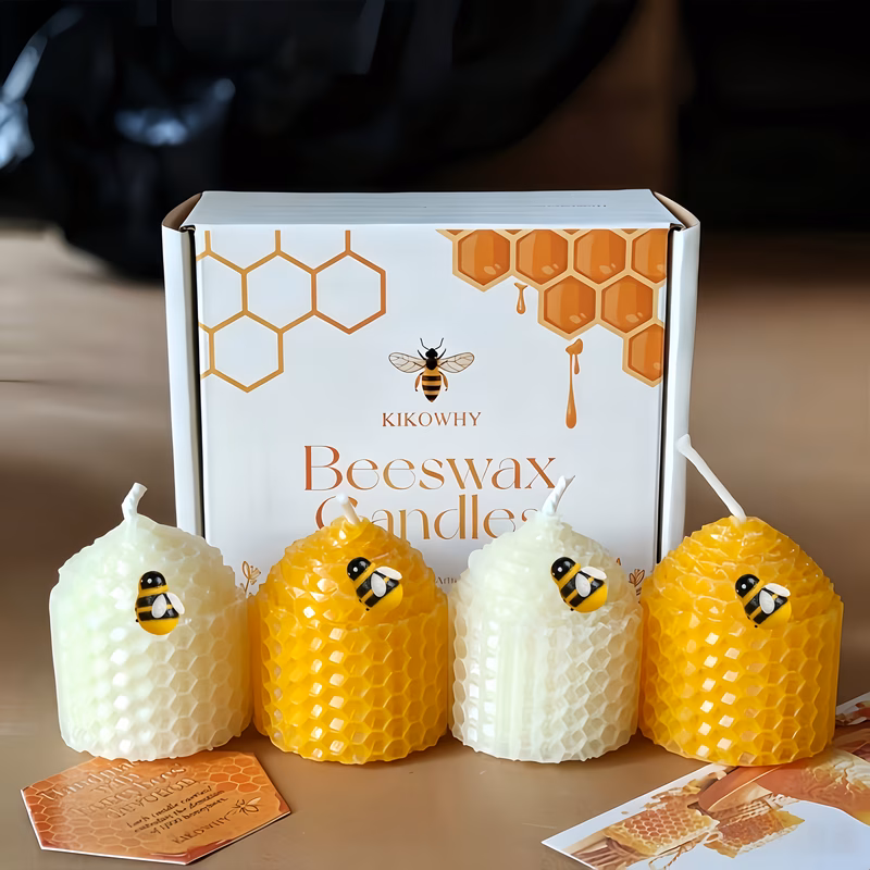 4pcs and yellow christmas and halloween atmosphere decoration candles suitable for home decoration holiday gifts mothers day valentines day size 4 5cm x 5cm