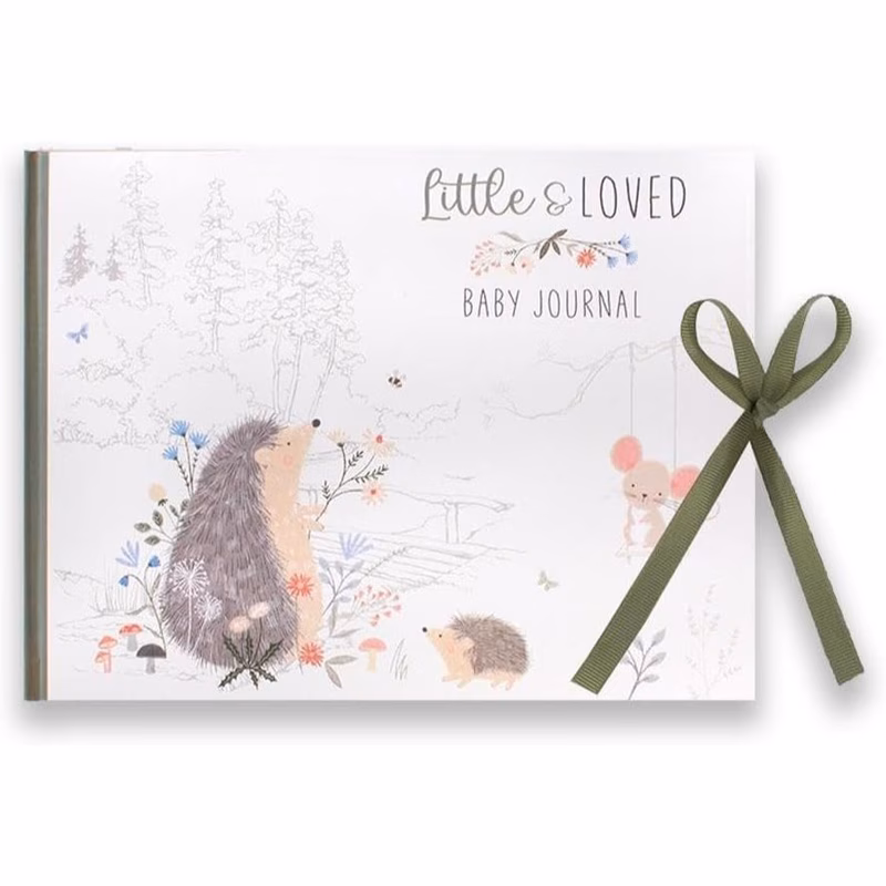 baby milestone journal keepsake toddler newborn shower christening gift diary record memories memory book