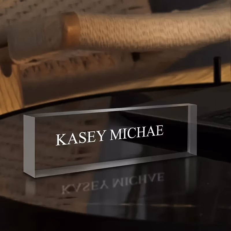 2d flat 1 desktop nameplate acrylic nameplate personalized nameplate minimalist teacher nameplate office decoration custom desktop gift nameplate suitable for valentines day christmas thanksgiving gra