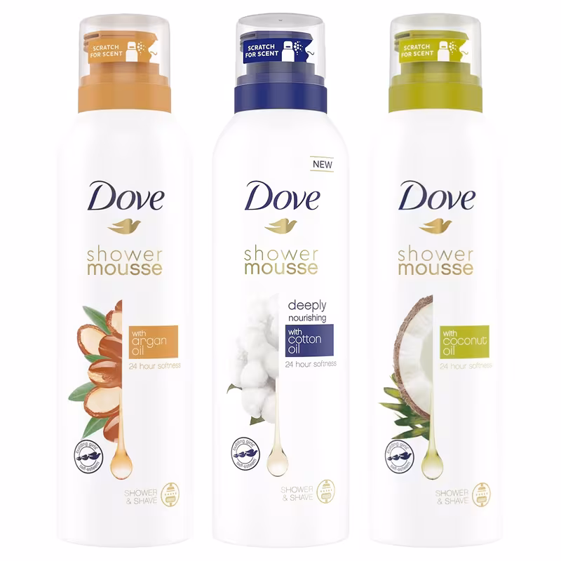 mousse gel bundle gift set with argan oil and coconut oil 3 x 200ml rich creamy body wash foam for dry bath and softening hydrating formula for daily use gentle scented skincare for men and women