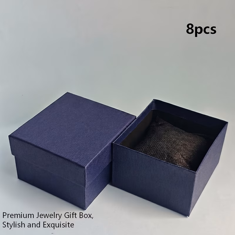 8 classic jewelry storage box valentines day gift box suitable for watch bracelet hair tie brooch bead jewelry gift packaging birthday anniversary fathers day accessory decoration watch