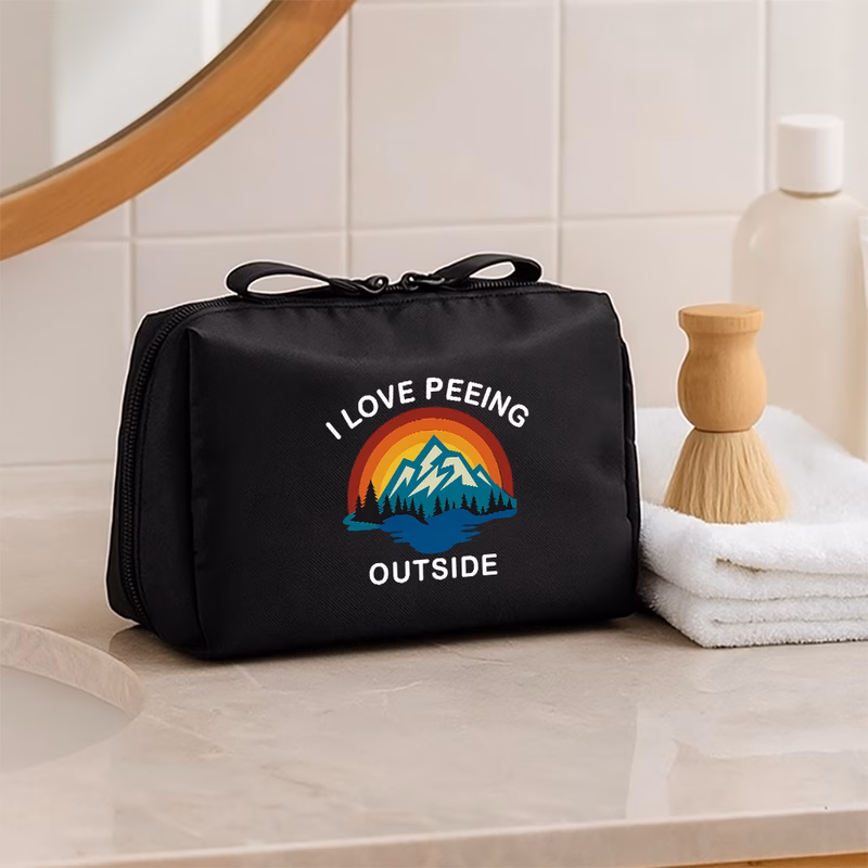 i love peeing outside camping hiking toiletry bags packing cubes travel organizer bags small cosmetic bags travel pouches for toiletries and best friend birthday gifts