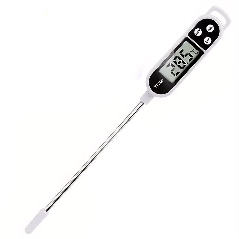 digital food thermometer with lcd display meat thermometer syrup thermometer durable plastic probe ideal for home and bbq safety thermometer digital temperature display durable plastic probe food ther