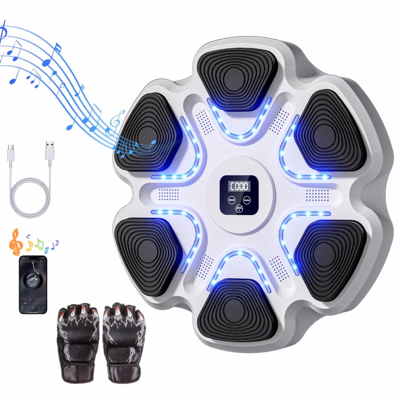 music boxing machine with boxing gloves boxing machine wall mounted music smart boxing equipment boxing music workout machine 9