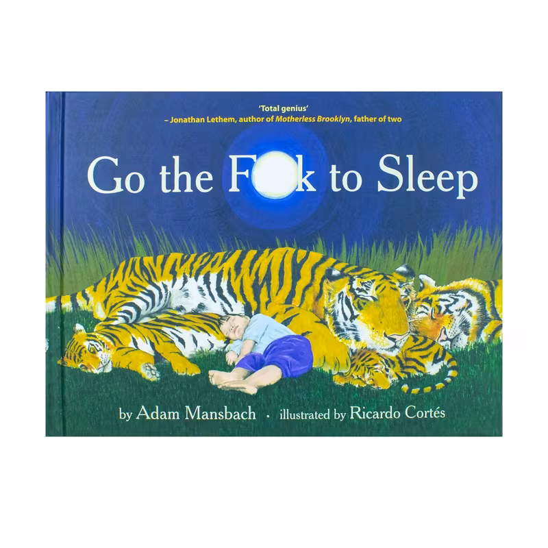 go the f to sleep book funny bedtime