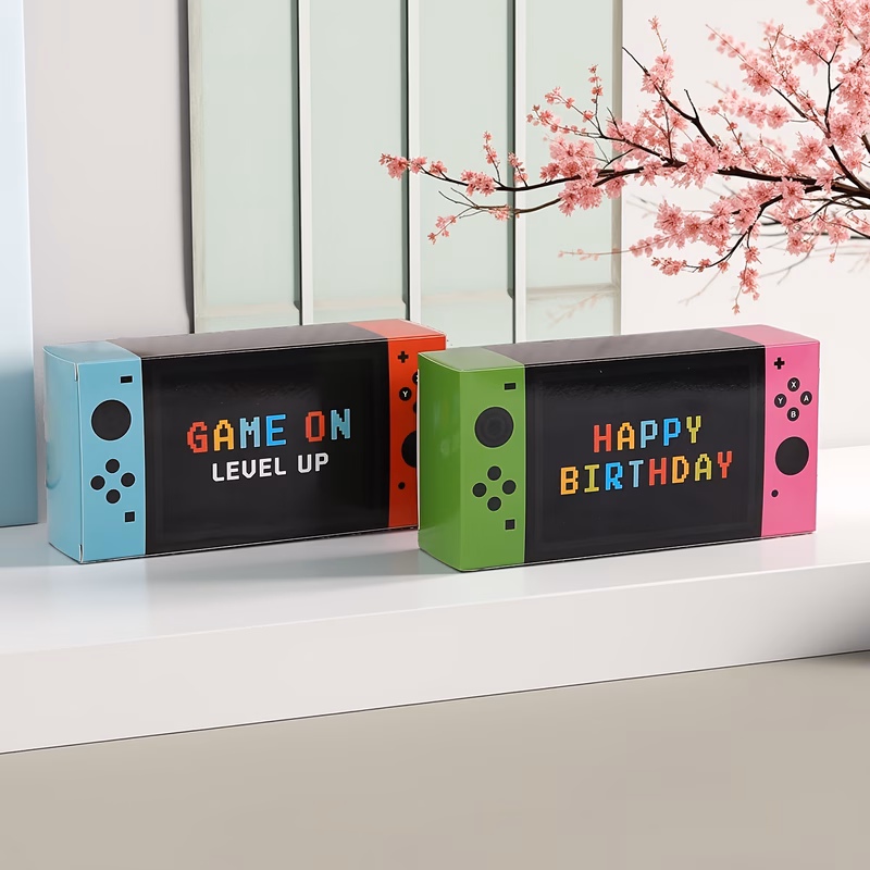 gift for her him 6pcs game themed design party gift box packaging birthday party wedding christmas halloween small business packaging decoration box