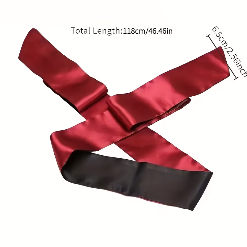 2 pcs satin sleep eye mask set with full shading friendly straps travel napping tool with adjustable two tone comfortable eye protection for couples and a great item to enhance the atmosphere during h