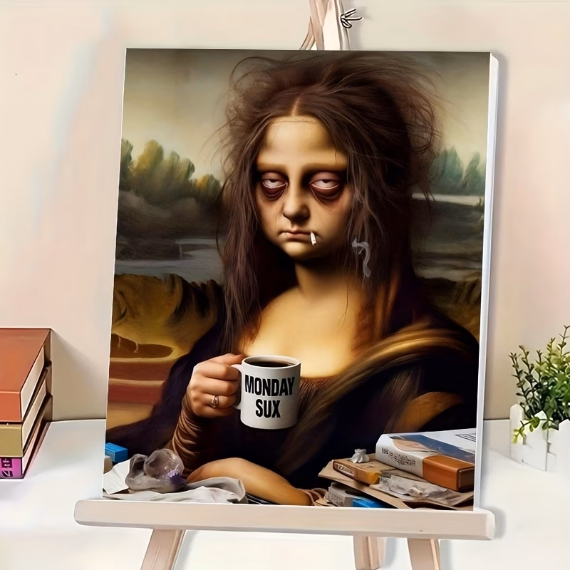 professional art use monday 1pc diy an paint by numbers kit including acrylic paints canvas 3 paintbrushes and an manual size 40 50 20 inches home decoration and gifting