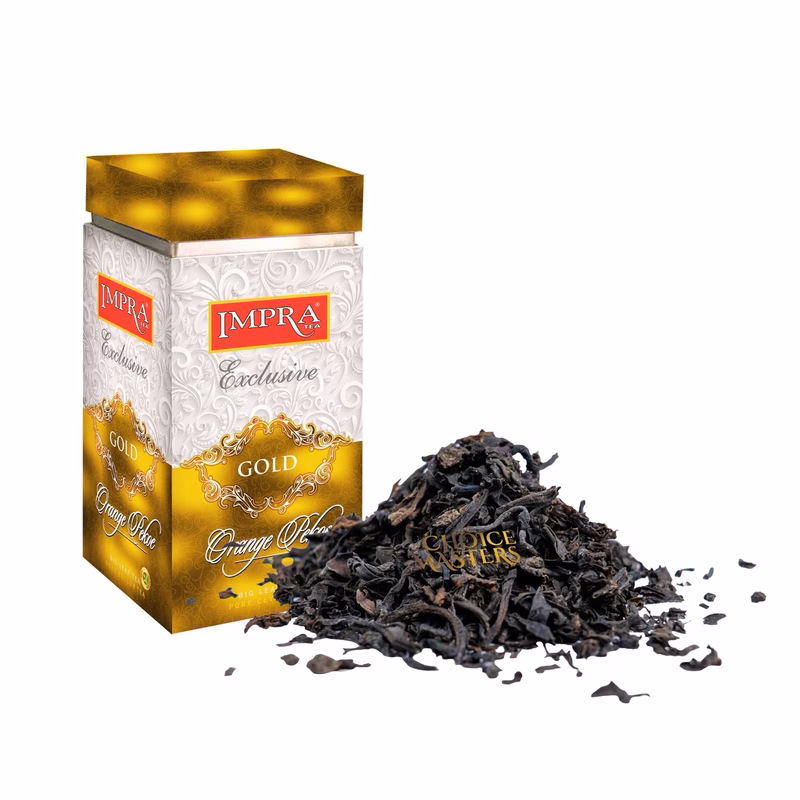 gold black tea orange op 200 loose leaf tea sri lanka rich full bodied flavour vegan gluten free tea