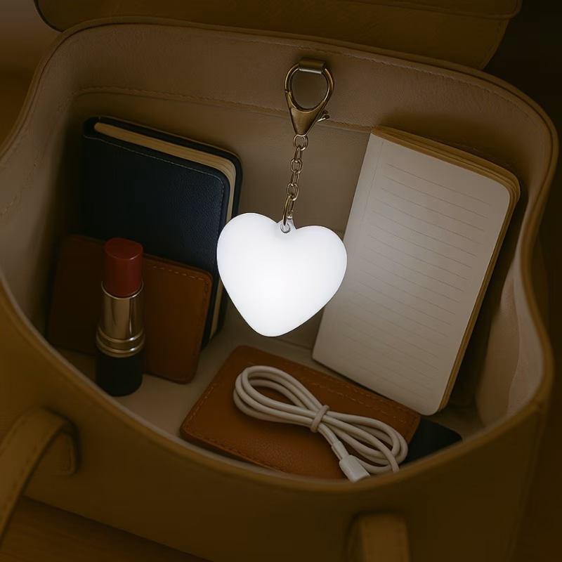 2026 shaped touch sensor bag light usb rechargeable with long off timer lightweight and portable for any placement suitable for wallets handbags beach bags and pet accessories multi scene multi functi