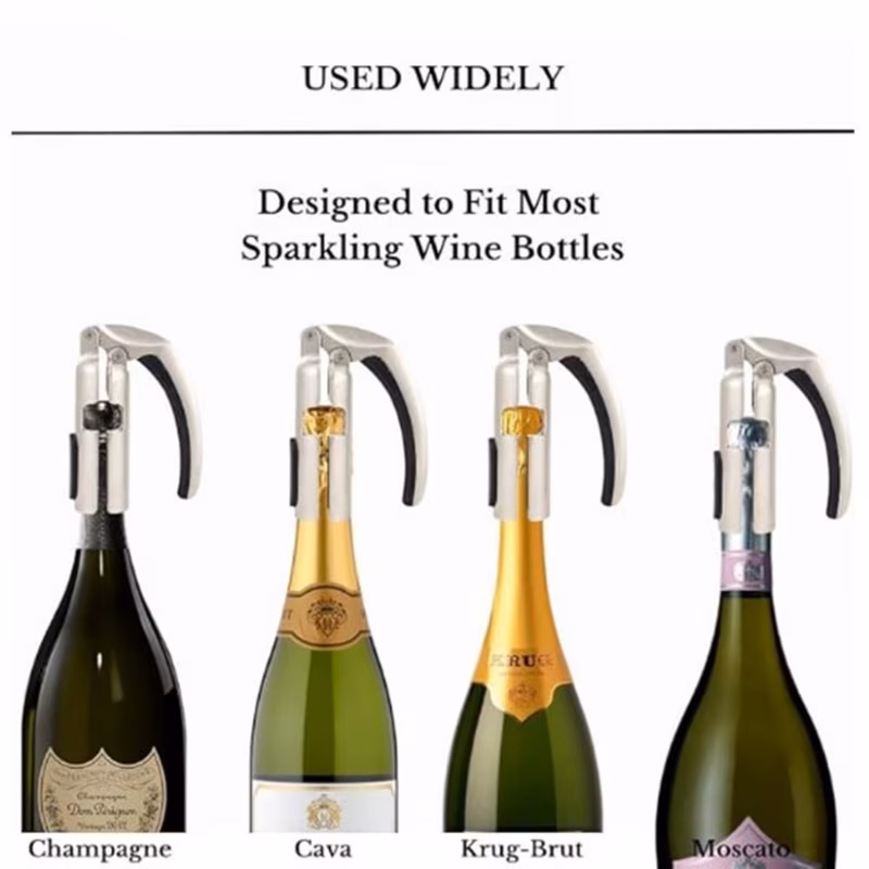 alloy bottle opener sparkling wine additions non slip handle ergonomic handle cork remover professional puller durable metal corkscrew wine lovers