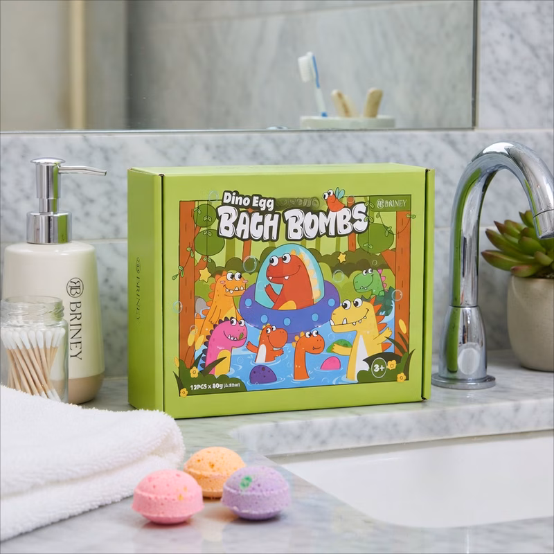 with 12 pack egg shaped bubble bath ball kit birthday and easter gift set