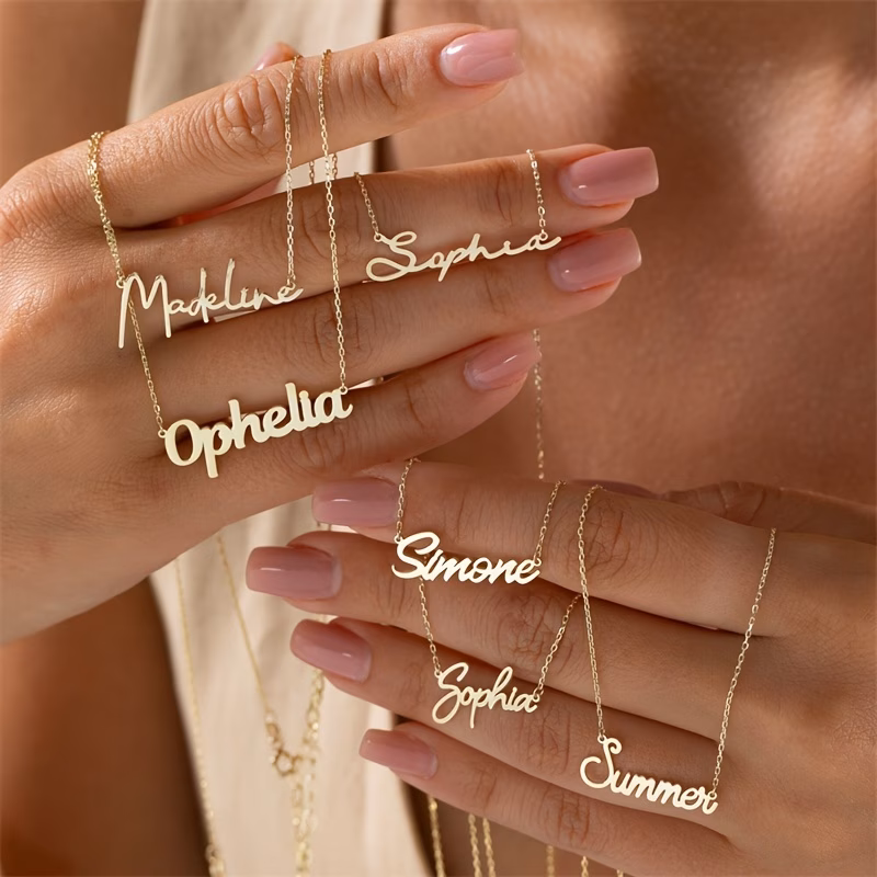 personalized name necklace custom name initials vintage letter choker with your own name initials womens jewelry gift for valentines day birthday wedding year round wearable choker necklace